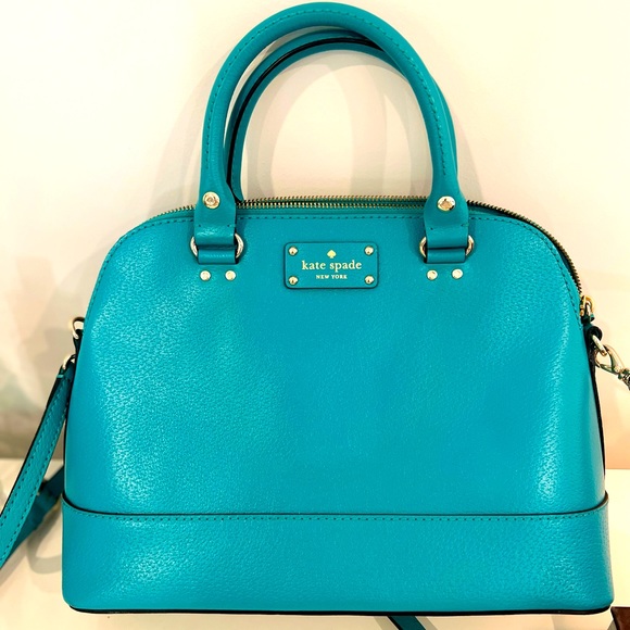 Kate Spade Sadie some satchel handbag turquoise - Picture 1 of 7